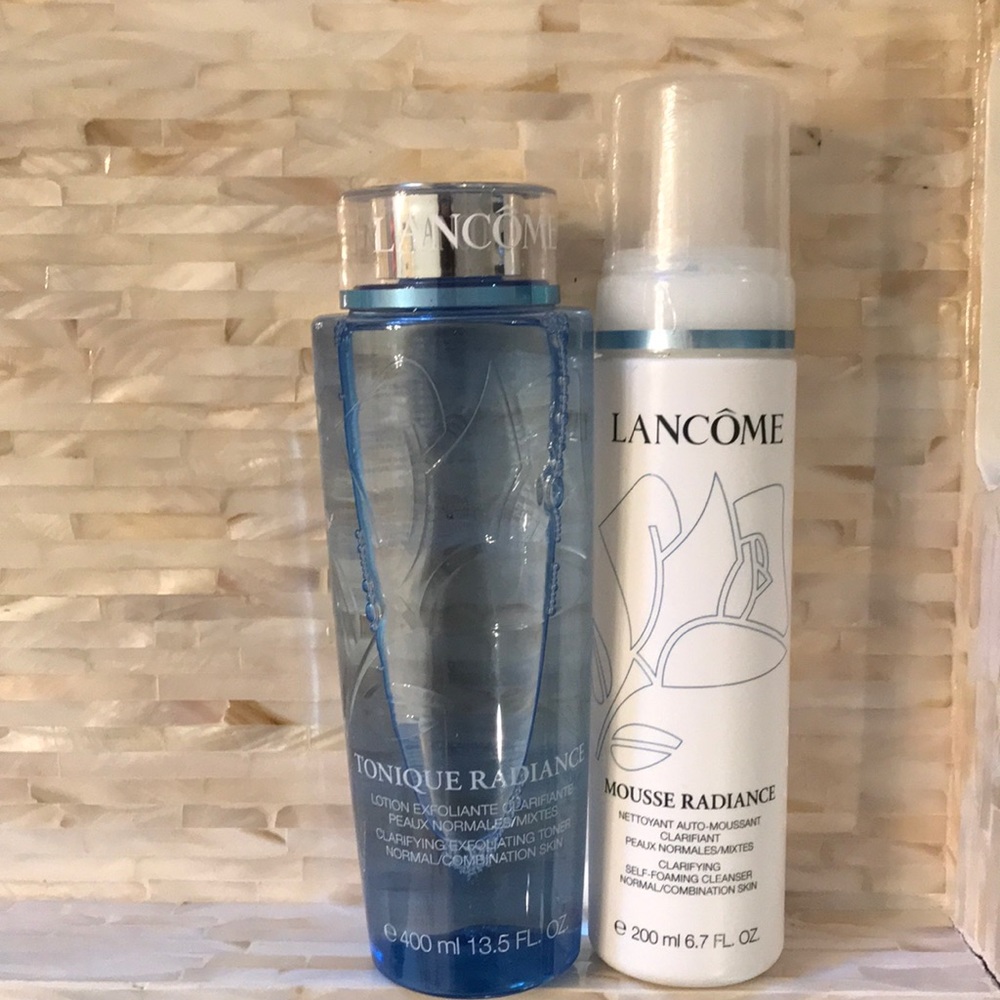 Lancôme Mousse Radiance  and Tonique Radiance